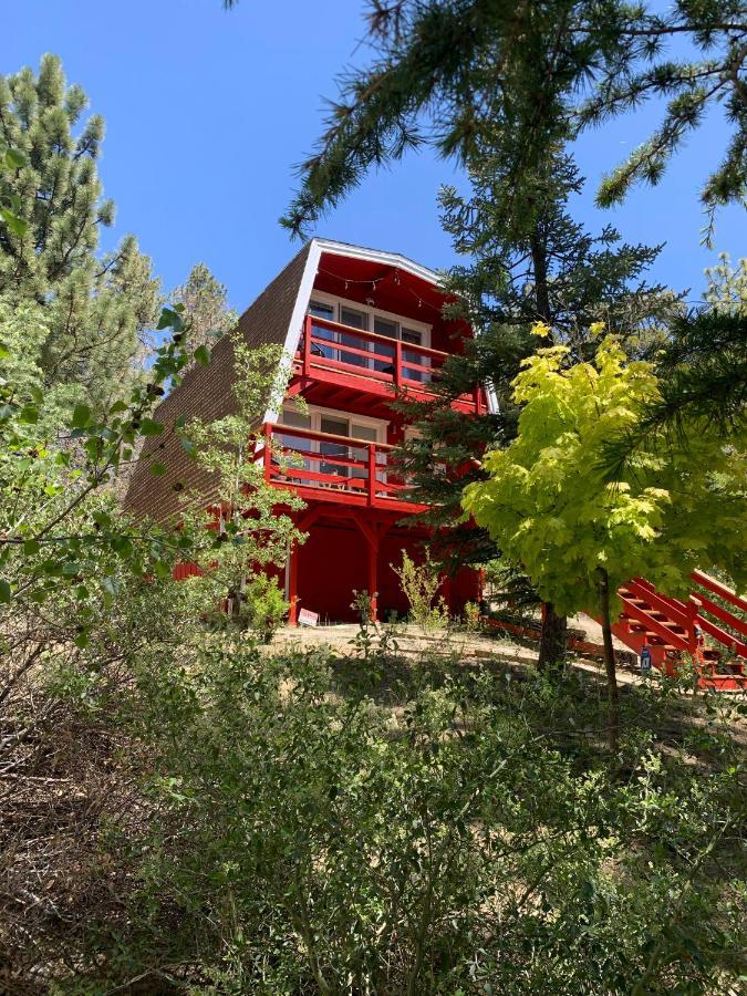 Maison Solange-Red Barn Farmhouse Style- Moonridge Big Bear City Exteriör bild